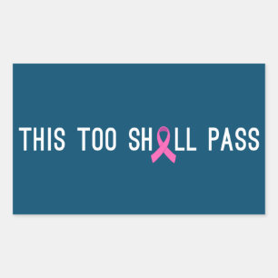 Inspiring Quote Breast Cancer Awareness   Sticker
