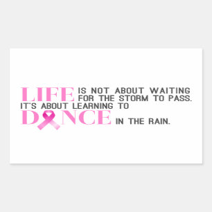 Inspiring Quote Breast Cancer Awareness   Sticker