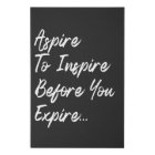Inspiring Quote Canvas