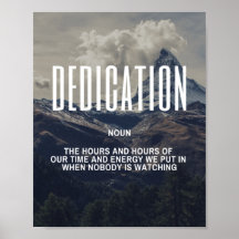 Inspiring Quote On Dedication