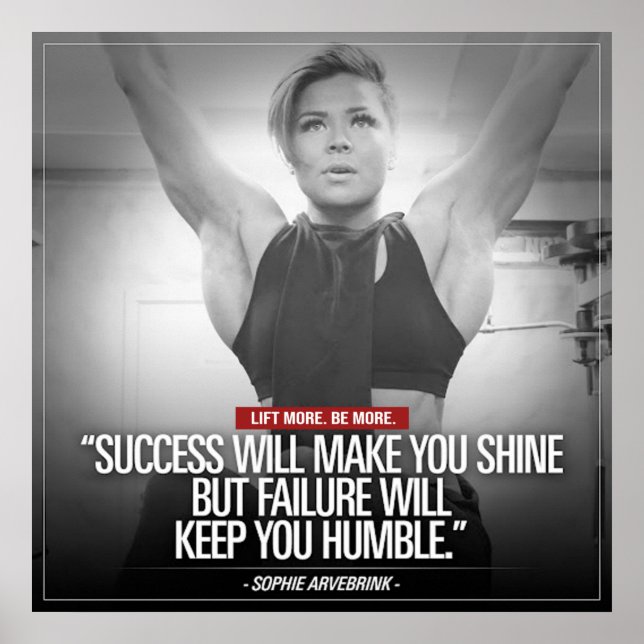 Inspiring Quote - Workout Motivational Poster (Front)