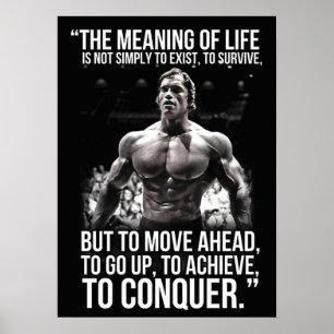 Inspiring Quote - Workout Motivational Poster