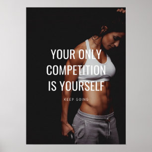 Inspiring Quote - Workout Motivational Poster