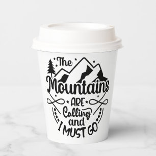 Inspiring Quotes l Unique Black & white  Paper Cups