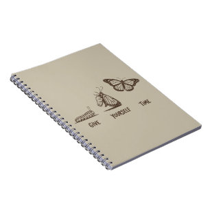 Inspiring Saying Gift Motivational Mental Health Notebook