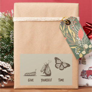 Inspiring Saying Gift Motivational Mental Health  Rectangular Sticker