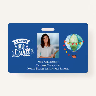 Inspiring School Volunteer Staff Teacher ID Photo ID Badge