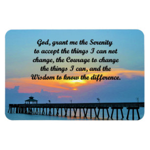 INSPIRING SERENITY PRAYER MAGNET
