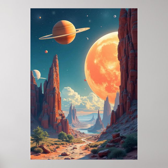 Inspiring space Prints & Imaginative Space-Themed (Front)