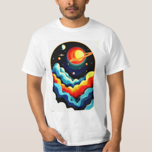 Inspiring space Prints, Unique Space-Themed Décor T-Shirt