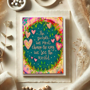 Inspiring The People We Meet Quote Inspirivity Card