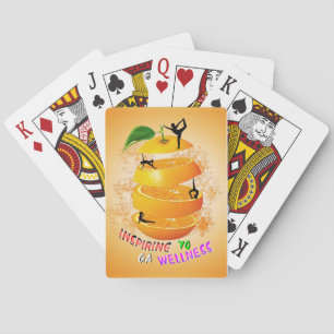 Inspiring Wellness Yoga Playing Cards