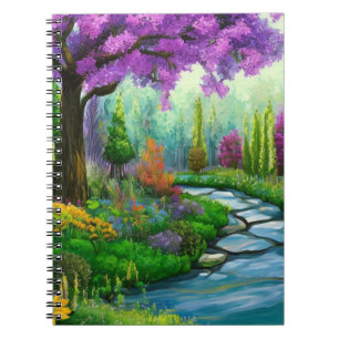 Inspiring woodland landscapes notebook