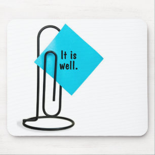 Inspiring Words on Post-It Note Mouse Pad