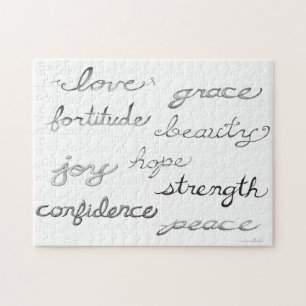 Inspiring Words Puzzle
