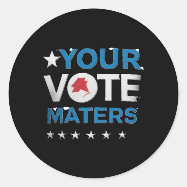 Inspiring Your Vote S 2024 Election Poster Sticker (Front)
