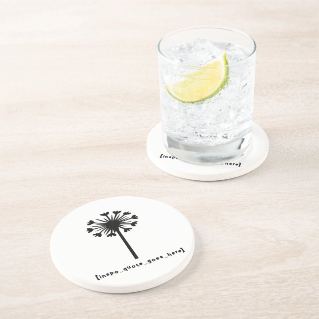 Inspo Quote Goes Here Coaster (Side)