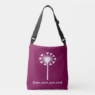 Inspo Quote Goes Here Crossbody Bag