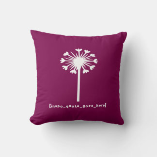 Inspo Quote Goes Here Cushion