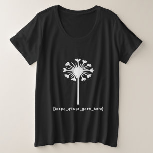 Inspo Quote Goes Here Plus Size T-Shirt