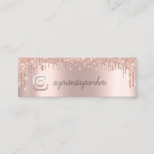 Instagra Social Media Logo Event RSVP Drips Spark Mini Business Card