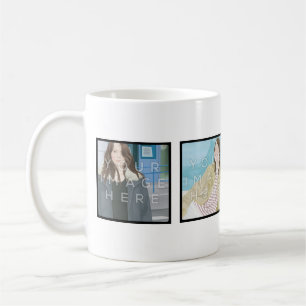 Instagram 4 Photo Personalised Mug Designs