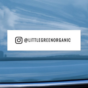 Instagram Bumper Sticker Your Instagram Name