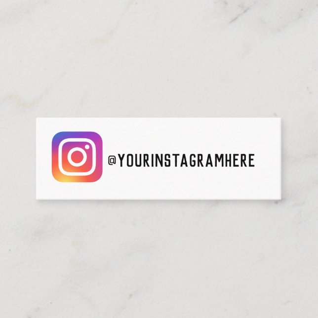 instagram business card (Front)