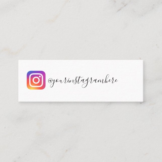 instagram business card (Front)