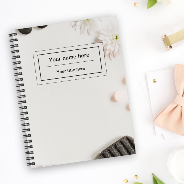 Instagram Business Cards, Influencer, Aesthetician Notebook (Creator Uploaded)