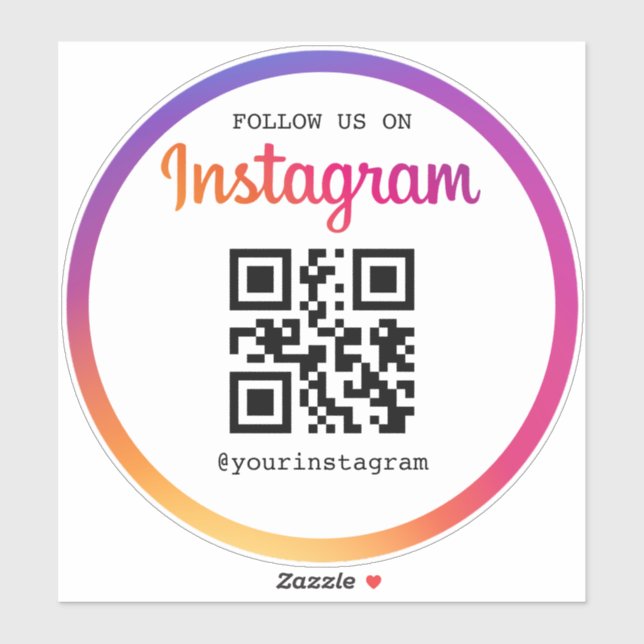 Instagram Business QR Code (Sheet)