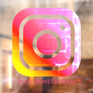 instagram business social media window car decal