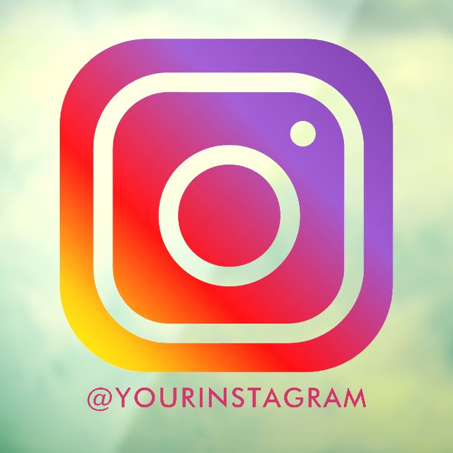 instagram business social media window car decal (Sheet 3)