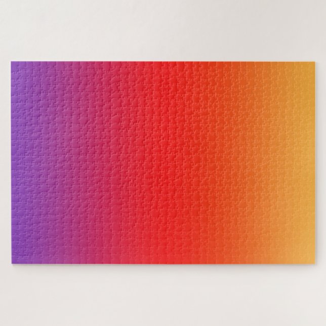 Instagram Colour Gradient Jigsaw Puzzle (Horizontal)