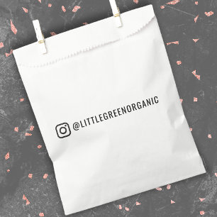 Instagram Favor Bags   Your Insta Name
