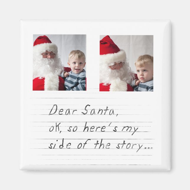 instagram funny photo christmas magnet (Front)