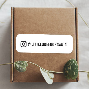 Instagram Label   Your Instagram Name Sticker