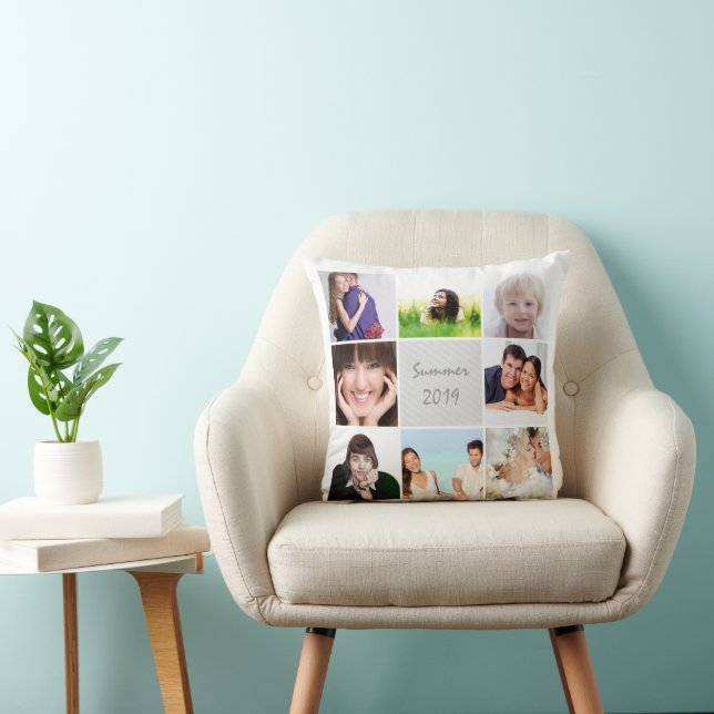 Instagram Modern Stylised Your Photos Cushion (Chair)