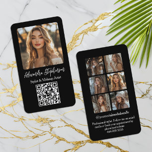 Instagram Photo Collage Social Media Influencer Business Card