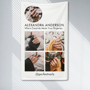 Instagram Photo Collage Social Media Profile Banner