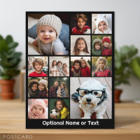 Instagram Photo Collage - Up to 14 photos Black