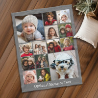Instagram Photo Collage - Up to 14 photos Grey