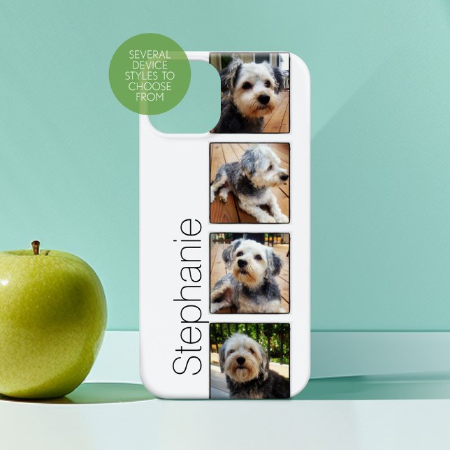 Instagram Photo Collage Using Lo Fi Frames (Personalized Phone Case with Custom Photos and Text)