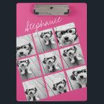 Instagram Photo Collage with 9 square photos Clipboard<br><div class="desc">Use your photos without frames on this one! Add your favourite pictures and snapshots to this strip for a fun memory keeper. An artistic way to display your best photo sharing pics.</div>