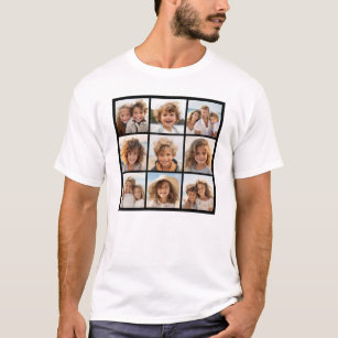 Instagram Photo Collage with 9 square photos T-Shirt