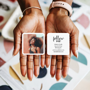 Instagram photographer photo minimal photography calling card