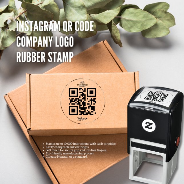 Instagram QR Code Company Logo Rubber Stamp (Birthday Depot
Instagram QR Code Company Logo Rubber Stamp)