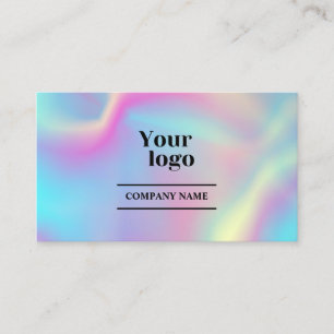 Instagram Qr Code Holographic Social Media Follow Business Card