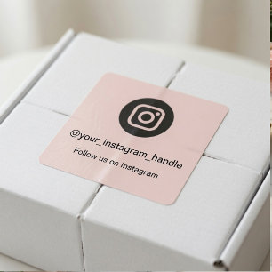 Instagram QR Code Sticker Personalised Follow Us