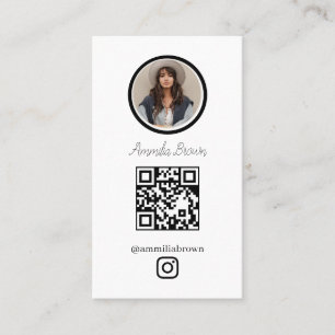 Instagram QR   Social Media Follow Link Business Card